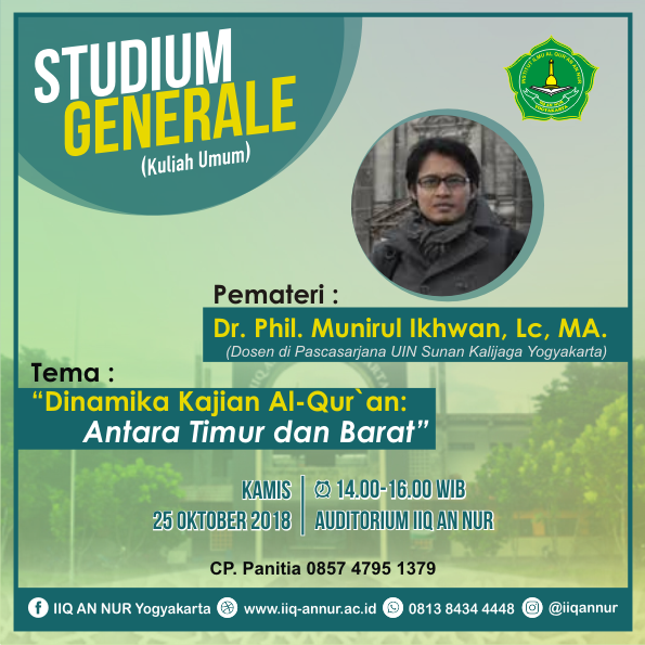 Studium Generale (Kuliah Umum) Studium Generale (Kuliah Umum)