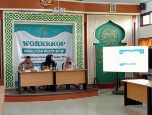 Pacu Kompetensi Penelitian Dosen, Fakultas Tarbiyah IIQ An Nur Yogyakarta Melaksanakan Workshop Penelitian Kuantitatif